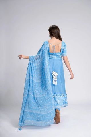A Day In Mumbai Embroidered Anarkali Set A Day In Mumbai Embroidered Anarkali Set