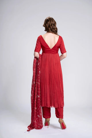 On My Way Embroidered Anarkali Set On My Way Embroidered Anarkali Set