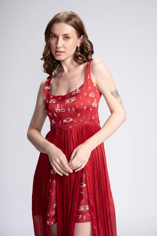 On My Way Embroidered Gown On My Way Embroidered Gown