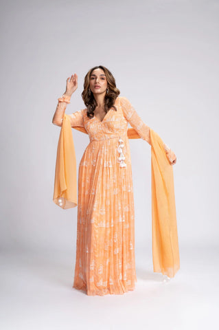 City Of Dreams Embroidered Anarkali Set City Of Dreams Embroidered Anarkali Set