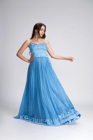 A Day In Mumbai Embroidered Gown A Day In Mumbai Embroidered Gown