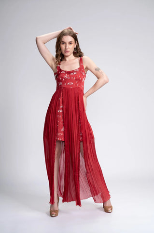 On My Way Embroidered Gown On My Way Embroidered Gown