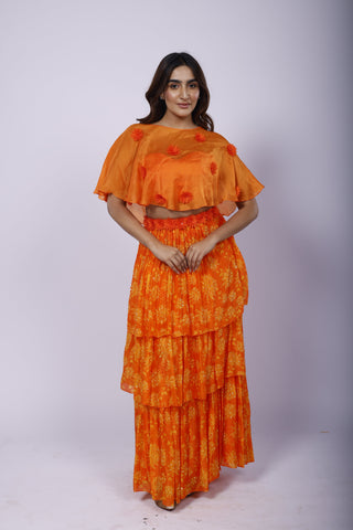 Genda Fool Lehenga Set