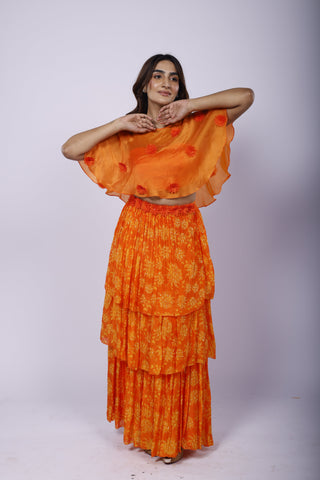Genda Fool Lehenga Set