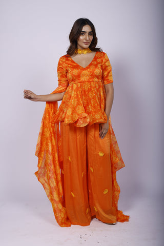 Genda Fool Sharara Set