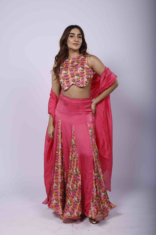Phool Basket Lehenga Set