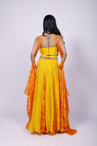 Genda Fool Lehenga Set