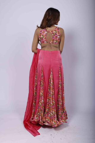 Phool Basket Lehenga Set