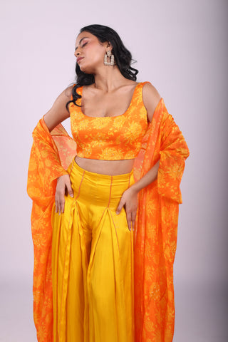 Genda Fool Sharara Set