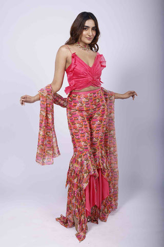 Phool Basket Sharara Set